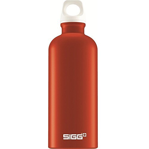 Sigg Elements Metal Water Bottle, Orange/Red